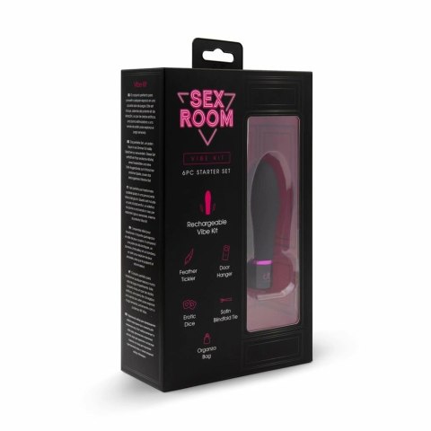 SEX ROOM Zestaw Vibe Kit - wielofunkcyjny zestaw z wibratorem USB