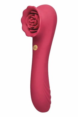 SECRET KISSES Rosegasm Rose Quake Vibe podwojny system wibracji rożowy