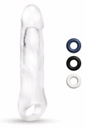 SIZE UP Clear View Extender Classic z pętlą i 3 pierścieniami, przezroczysty
