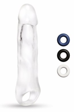 SIZE UP Clear View Extender Classic z pętlą i 3 pierścieniami, przezroczysty