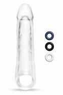 SIZE UP See-Thru Extender Ball Loop Extra Girthy przezroczysty 23,9 cm