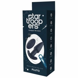 STARTROOPERS Pluto wibrujący korek analny z pilotem, silikonowy, 13,6 cm