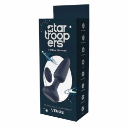 STARTROOPERS Venus - obrotowa zatyczka analna z pilotem, silikon, IPX6