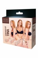 THE GIRL NEXT DOOR TINA zestaw 3 modeli intymnych TPE 10,5 cm
