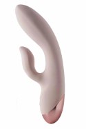 VIVRE DUO VIBE COCO - dwusilnikowy model silikonowy, wodoodporny, rożowy