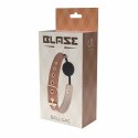 Blaze Elite Ball Gag Cognac - silikonowa kula, wegańska skora, regulacja