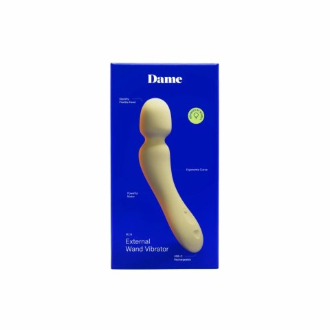 Dame Min Mini Wand - kompaktowy masażer punktowy, kolor Butter