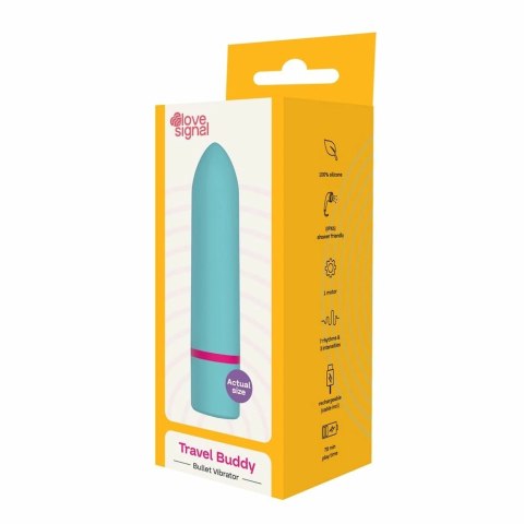 Dreamtoys LOVE SIGNAL TRAVEL BUDDY mini masażer silikonowy USB 10cm