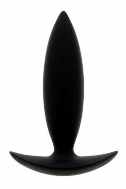 ESSENTIALS Anal Plug Xtra Small Black silikonowy ergonomiczny 9 cm