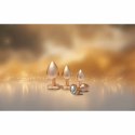 GLEAMING LOVE Pearl Gold Plug Medium z kryształem, aluminium 8,3 cm