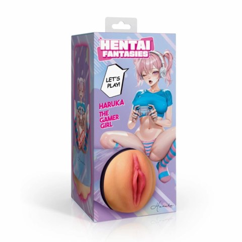 Hentai Fantasies Haruka the Gamer Girl - model z motywem anime, sleeve teksturowany