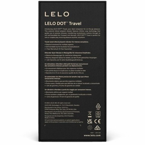 LELO DOT Travel Violet - Kompaktowy precyzyjny stymulator punktowy