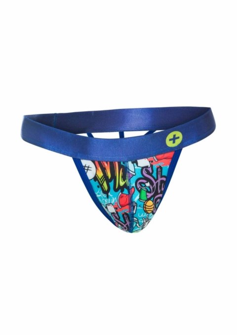 MaleBasics Hipster Thong męski slip z komfortowego materiału czarny