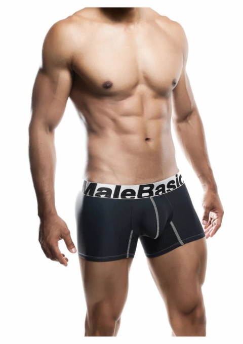 MaleBasics Microfiber Boxer - bokserki męskie z mikrofibry, czarne