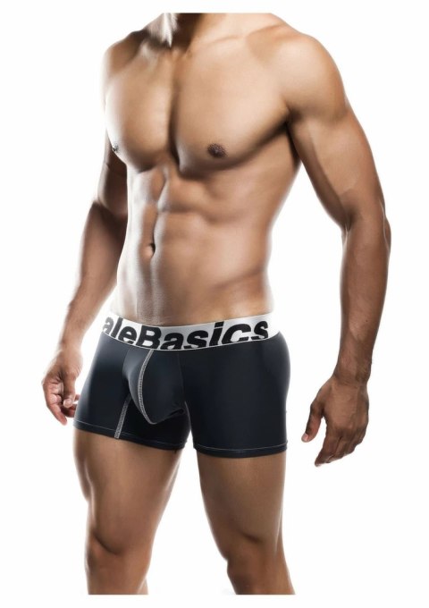 MaleBasics Microfiber Boxer - bokserki męskie z mikrofibry, czarne