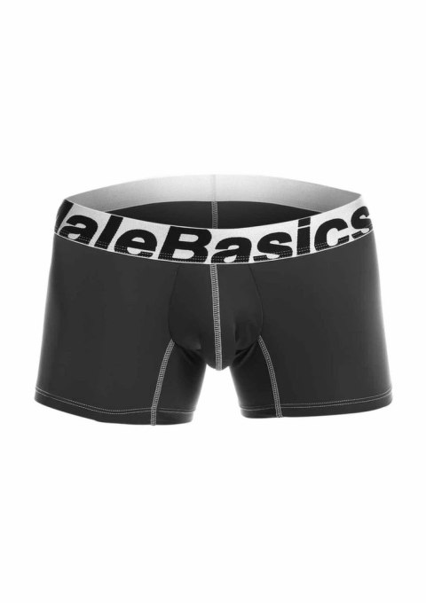 MaleBasics Microfiber Boxer czarne bokserki z mikrofibry L