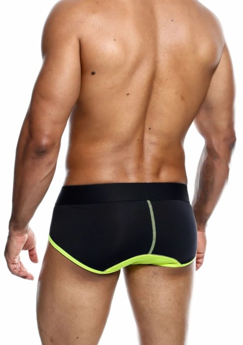 MaleBasics Neon Brief męskie slipy oddychające z elastycznym pasem