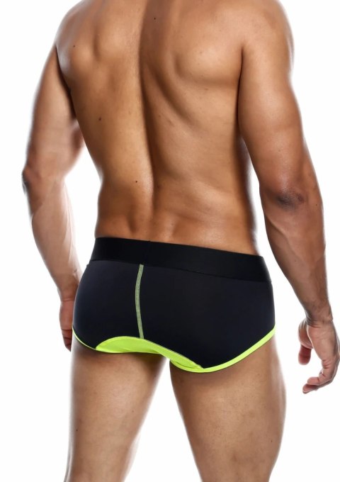 MaleBasics Neon Brief - męskie slipy z oddychającą technologią, żołte