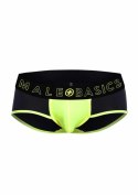 MaleBasics Neon Brief - męskie slipy z oddychającą technologią, żołte