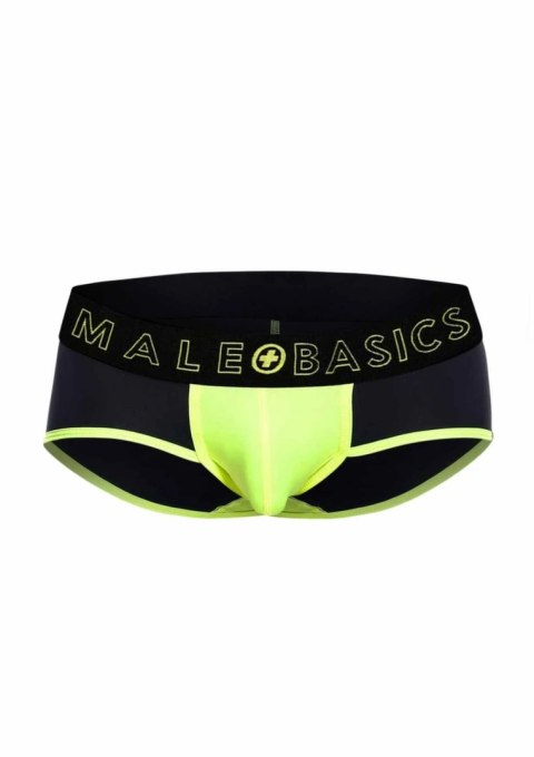 MaleBasics Neon Brief - męskie slipy z oddychającą technologią, żołte