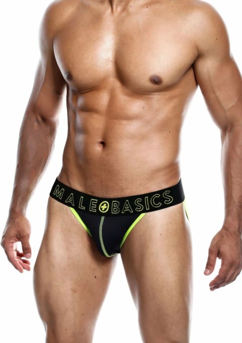 MaleBasics Neon Jock anatomiczne slipy męskie z oddychającej tkaniny