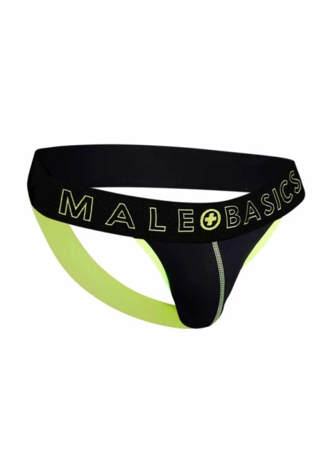 MaleBasics Neon Jock anatomiczne slipy z oddychającej tkaniny L