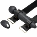 Master Series Thunderstick Wand Czarny z paskiem na udo, 21 trybow