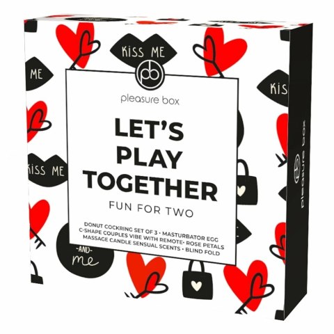 PLEASURE BOX LET'S PLAY TOGETHER Zestaw dla Par z Akcesoriami i Gadżetami