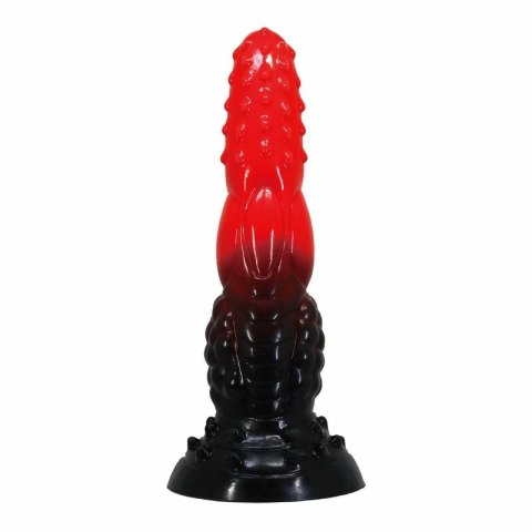 POWER MONSTERS Fire Dragon Fantasy model z przyssawką 24,5 cm czerwono-czarny