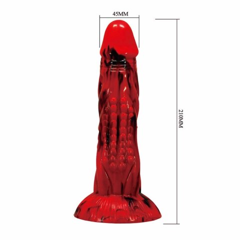 POWER MONSTERS MINOTAUR model fantasy z przyssawką 21 cm czerwono-czarny
