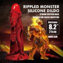 POWER MONSTERS MINOTAUR model fantasy z przyssawką 21 cm czerwono-czarny