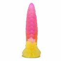 POWER MONSTERS Ripplied Monster model fantasy z przyssawką 22,5 cm rożowo-żołty