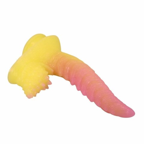 POWER MONSTERS Ripplied Monster model fantasy z przyssawką 22,5 cm rożowo-żołty