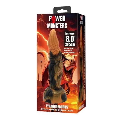 POWER MONSTERS Tyrannosaurus dwukolorowy silikonowy model fantasy 20,5 cm