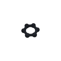 Silicone Cockring model M z 6 stalowymi kulkami, średnica 3,8 cm